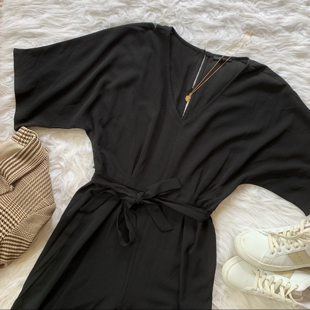 Bebop Black Minimalist Jumpsuit